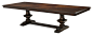 Bella Cera Rectangular Dining Table, Capri Finish victorian-dining-tables