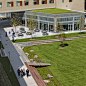 Salem State University, Marsh Hall | Landscape Architect: H. Keith Wagner Partnership | Architect: Dimella Shaffer | Image Credit: H. Keith Wagner Partnership | This residential hall project is located adjacent to a sensitive tidal salt marsh. Stormwater 