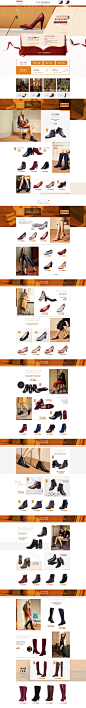 天猫女鞋女士皮鞋凉鞋靴子首页活动页面设计 topgloria官方旗舰店
