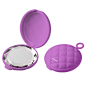 钻石水晶镜（紫色）#镜子# #糖果色# #饰品#