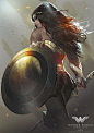 Wonder Woman, Bigball Gao : Wonder Woman by Bigball Gao on ArtStation.