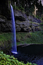 Silver Falls State Park.Rising Sun at South ...  银色瀑布,国家公园升起的太阳