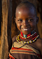 ˚Bashada部落儿童，Dimeka，奥莫河谷，埃塞俄比亚