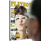 ONEDAY正品-杂志封面人物台式镜子《Playboy》创意搞怪礼物不包邮 原创 设计 新款 2013