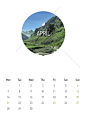 Calendar 2014 on Behance