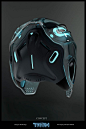 TRON Legacy - helmet concept | Designer: Neville Page