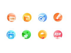 DreamyLam采集到UI. icon Colorful