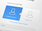 Dribbble - Toggle button for sign up form by Erik Deiner