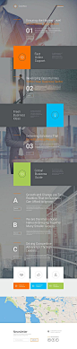 Template 58222 - Corpexa Business Responsive Landing Page Template: 