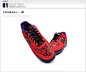 NIKE耐克_2013蛇年款经典空军一号红色蛇纹缓震低帮板鞋