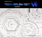 科技形状装饰元素PS笔刷