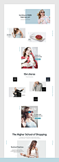 Park mall site on Behance