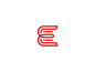 字母E的创意LOGO设计 ​​​​