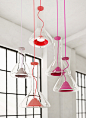Lucie Koldova设计的创意灯具Whistle lamps