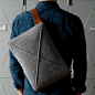 Wool Flat Pack From Hard Graft / This classy flat pack with a fine layer of wool on the outside and high-quality Italian leather inside is perfect for toting around your iPad or MacBook. http://thegadgetflow.com/portfolio/wool-flat-pack-hard-graft/
