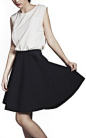 BLACK A-LINE SKIRT