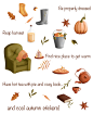 Sticker pack Autumn time : Sticker pack of hygge seasonal autumn stuffs!