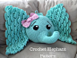 Crochet Elephant Pillow with Pattern