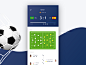 Live Score christmas dailyui soccer app soccer football illustration design chat colour color app ux ui
