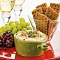 40 Party Appetizer Recipes | Blue Cheese-Bacon Dip Appetizer | SouthernLiving.com