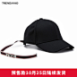 【预售】TRENDIANO华晨宇同款遮阳条纹飘带棒球帽男3GA3558040