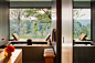 Amanemu resorts by Kerry Hill Architects, Ise-Shima – Japan »  Retail Design Blog : Each standalone suite has floor to ceiling windows with woven textile and timber sliding shutters, providing sweeping vistas of the national park's natural beauty.