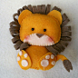 felt lion