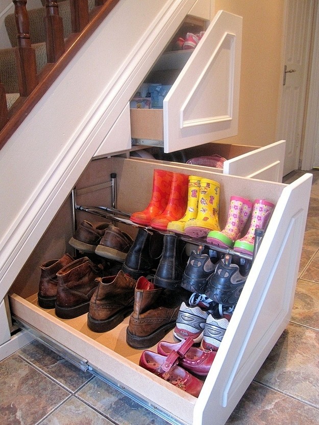 更多可利用的空间 鞋柜