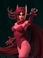 Scarlet Witch, , NilbertoTawata - CGSociety