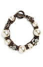Givenchy 'Vanguard' Small Faux Pearl Bracelet