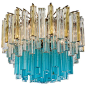 1960s Vintage Murano Glass Chandelier | From a unique collection of antique and modern chandeliers and pendants  at https://www.1stdibs.com/furniture/lighting/chandeliers-pendant-lights/: 