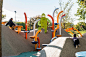 里斯公园“起伏的石头”儿童游乐场 RIIS PARK PLAYGROUND by site design-mooool设计