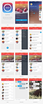 Social Points : A template designed for social apps