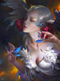 大蓝闪蝶之死, Wei Feng : Death of a blue morpho butterfly.
People bust.胸像
Element Of Power Studio.元素动力概念艺术工作室 
http://blog.sina.com.cn/fengc12