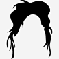 深色头发的自定义形状高清素材 头发 定义 形状 深色 免抠png 设计图片 免费下载