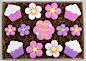 Cupcakes & Flowers Mother's Day Cookie Repinned By:#TheCookieCutterCompany