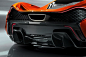 McLaren P1 rear diffuser