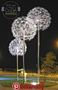 Motive of..   Motive of the project were dandelions which are present in the nature but are made of acid resistant stainless steel electropolished. My modern form but also relate to nature.