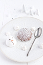 ~ Igloos meringués à la mousse au chocolat ~ | christmas treats