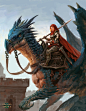 Maria Isabel Calderon, Antonio J. Manzanedo : Commissioned for Dragons Conquer America, a new RPG by Burning Games coming to Kickstarter this November 1st. It will soon be available for download an adventure for the game, so be sure to check it out. http: