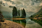 Island, Predil Lake, Austria