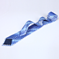 VISOME 限量发售 完美工艺 男士商务休闲宴会 蓝色格纹 高档领带