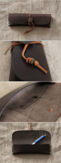 leather pen case | Duram Factory: 