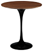 Modern Round Walnut Wood Side Table Lippo midcentury side tables and accent tables