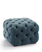 Busby Tufted Cube Ottoman
