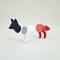 Superfiction × Maison Kitsuné : Superfiction × Maison Kitsuné Parisien toy: Superfiction has teamed up with the Maison Kitsuné to create an exclusive fun toy. Tricolor fox in 3 magnetic parts. Limited edition. 