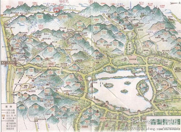 西湖:行走杭州的19张必备地图, 壹仓库...