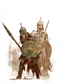 Skeleton Warriors, by Adrian Smith, based on Robert E. Howard's descriptions.