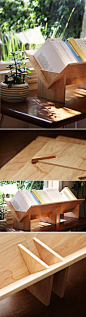 木智工坊：非常实用而且适合DIY的组合书架，使用桦木胶合板制作。via：http://t.cn/zO9ULER