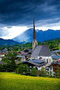 The village of Maria Alm, Austria.... If I could live in Austria, I would.